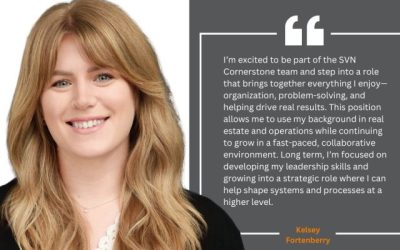 SVN Cornerstone Welcomes Kelsey Fortenberry as Real Estate Administrative Coordinator